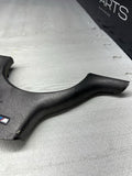 OEM 01-06 BMW E46 M3 Lower Steering Wheel Trim Cover Plate Titan Shadow Grey
