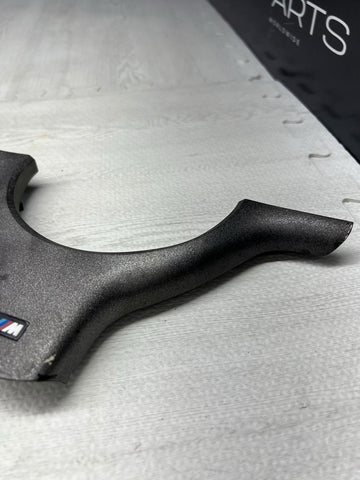 OEM 01-06 BMW E46 M3 Lower Steering Wheel Trim Cover Plate Titan Shadow Grey