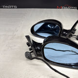 01-06 BMW E46 M3 Side View Door Mirrors Pair Carbon Black  *Notes*