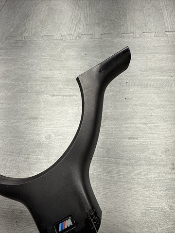 OEM 01-06 BMW E46 M3 Lower Steering Wheel Trim Cover Plate Titan Shadow Grey