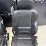 01-06 BMW E46 M3 Convertible Interior Front Non Heated Seats Black *Notes*