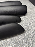 01-06 BMW E46 M3 Convertible Door Upper Arm Rest Armrest Pads Black *1 Rear Tab