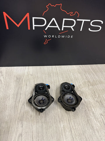 01-06 BMW E46 M3 HARMON KARDON MID RANGE TWEETER SPEAKERS 8374698 PAIR DAMAGED