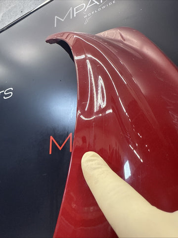01-06 BMW E46 M3 Driver Left Fender Imola Red *Dented*