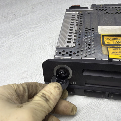 2001 BMW E46 M3 AM FM Radio Stereo Cassette Business C43 6902716 *Knob*