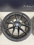 20x9 Niche M190 GAMMA MATTE BLACK WHEELS RIMS BMW 5x120 SET