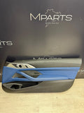 BMW 21-26 G82 G83 M4 Coupe Front Right Passenger Side Door Panel Fjords Blue