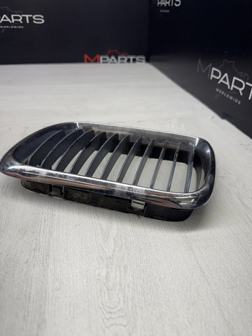BMW 97-99 E36 M3 Front Kidney Grille Grill Chrome OEM Left Driver