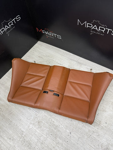 BMW 01-06 E46 M3 Convertible Rear Seat Back Rest Cinnamon Leather Backrest