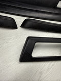 08-13 BMW E92 E93 M3 Interior Trim Set Carbon Leather OEM *4 Broken Tabs