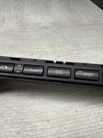 01-06 BMW E46 M3 Convertible Heated Seat Buttons Tray Panel Switches