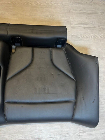 BMW F82 M4 Coupe 15-20 Rear Back Seats Cushion Black Leather Backrest Bench