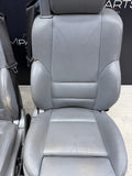 01-06 BMW E46 M3 Convertible Interior Front Heated Seats Gray Grey *Notes*