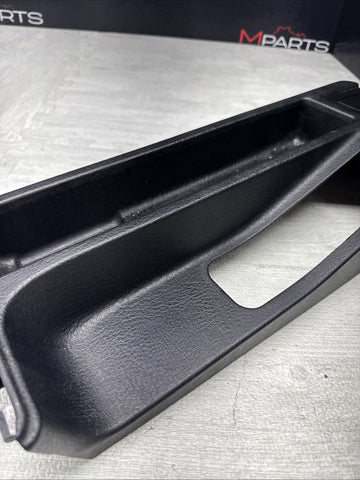 BMW E36 M3 COUPE BLACK CENTER CONSOLE STORAGE COMPARTMENT TRIM ARMREST DELETE