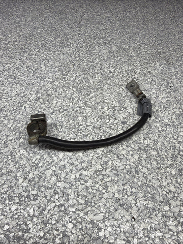 01-06 BMW E46 M3 Battery Black Negative Power Terminal Cable Rear
