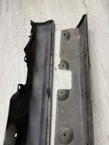 01-06 BMW E46 M3 Rocker Panel Side Skirts OEM Carbon Black