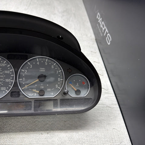 2001-2006 BMW E46 M3 Instrument Cluster Speedometer Spedometer SMG *Notes*