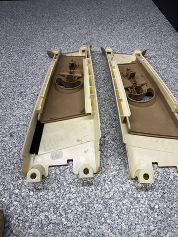 99-06 BMW E46 Sedan Passenger Right Driver Left B pillar Set Pair Trim Frame OEM