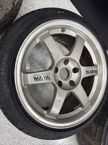 17x8.5 17x10.5 VOLK RACING TE37 WHEELS RIMS HONDA CIVIC EG EK S2000