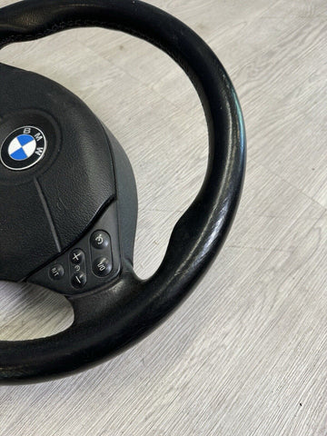 1999-2002 BMW Z3M SPORT STEERING WHEEL BLACK LEATHER OEM