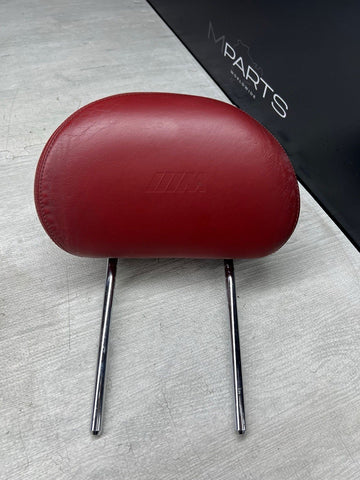 2001-2006 BMW E46 M3 Coupe Front Headrest Head Rest OEM Imola Red