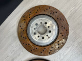 OEM Used 21-24 BMW G80 G82 G83 M3 M4 Rear Brakes Rotors