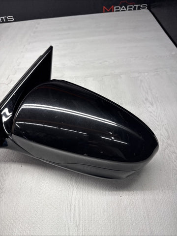 13-16 BMW F10 M5 LEFT DRIVER SIDE MIRROR NO CAMERA NO GLASS SAPPHIRE BLACK OEM