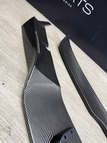 (PICKUP ONLY) 20-24 BMW F90 M5 PRE LCI FRONT LIP + TRUNK LIP CARBON STYLE PRINT