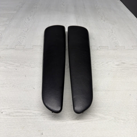 01-06 BMW OEM E46 M3 Coupe Convertible Trim Armrest Pads Set Black 8238622
