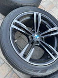 OEM Genuine BMW F80 F82 F83 M3 M4 Rim Wheel Double Spoke 437M 9JX19 10JX19 SET