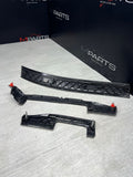 01-06 BMW E46 325 330 M3 Headlight Switch Radio Dash Trims Wrapped