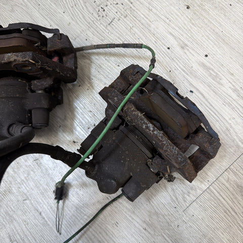 01-06 E46 M3 Rear Brake Calipers Left Right Pair Set Original Blue