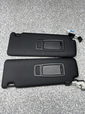 BMW 15-20 F80 F82 M3 M4 Front Sun Shade Visor Visors Set Black OEM