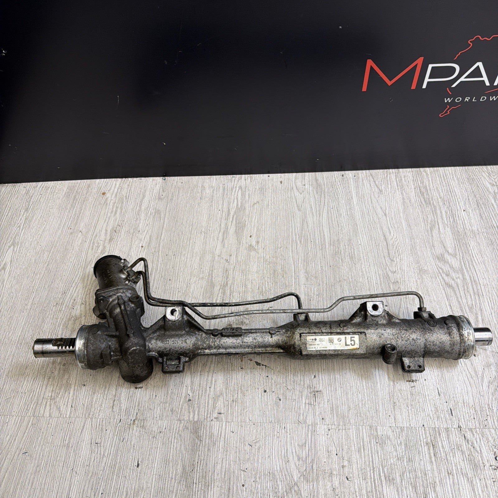 E92 Rack 07-11 BMW E90 E91 E92 E93 RWD POWER STEERING RACK & PINION 6777459 OEM ...