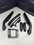 01-06 BMW E46 M3 Convertible Interior Armrests Trim Set Sprayed Black