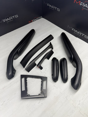 01-06 BMW E46 M3 Convertible Interior Armrests Trim Set Sprayed Black