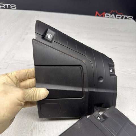 01-06 BMW E46 M3 OEM Convertible Rear Top Lateral Trim Panel Pair Black *Notes*