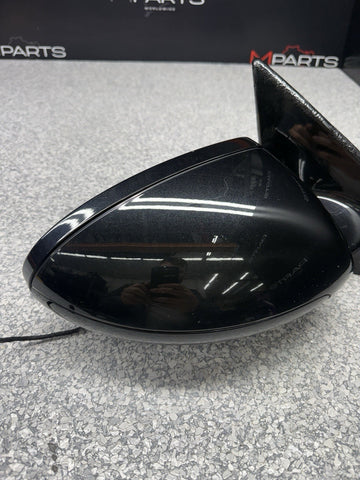 06-08 BMW E63 E64 M6 Door Right Passenger Mirror Sapphire Black *Paint Bubbling