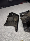 92-99 BMW E36 M3 325 Dead Pedal Kick Panels Speaker Cover Pair BLACK
