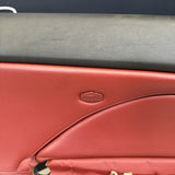 01-06 BMW E46 M3 FRONT LEFT DRIVER SIDE DOOR PANEL CARD IMOLA RED OEM