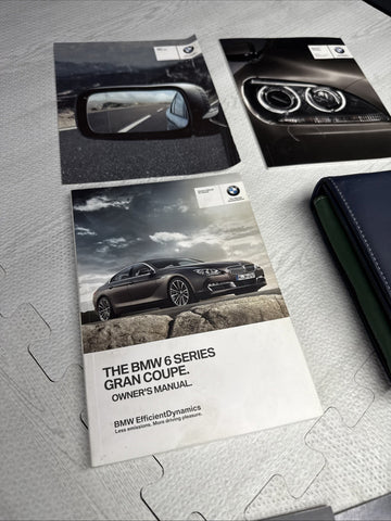 2015 OEM BMW F06 Alpina B6 Gran Coupe Owners Manual Books w/ Wallet
