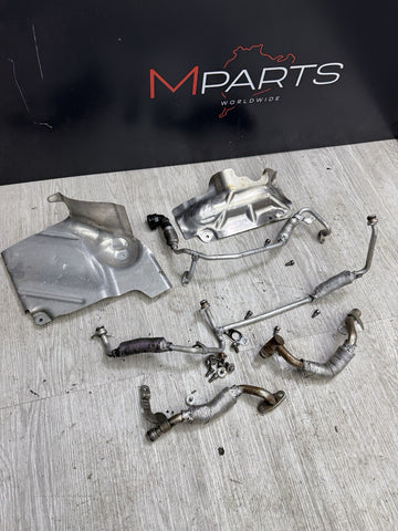 15-20 BMW F80 F82 F83 M3 M4 S55 Turbos Coolant Lines Pipes 7850278 7850279