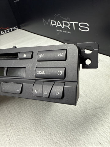 2001 BMW E46 330C M3 RADIO CAR STEREO CD PLAYER RECEIVER 6909882 OEM *Broken Tab