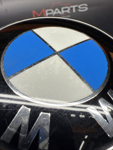 07-13 OEM BMW E92 328 335 M3 Sedan Trunk Lid Rear Round Emblem Badge Genuine