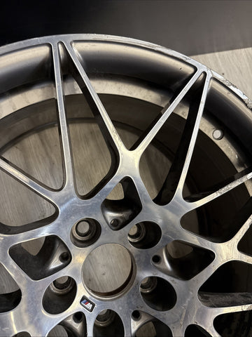 15-20 BMW F80 F82 F83 M3 M4 666M 20” Rear OEM Wheel Rim 20x10 *BENT
