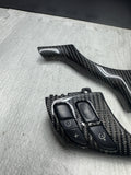 BMW E46 M3 01-06 Carbon Fiber Steering Wheel Lower Upper Trim