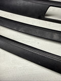 08-13 BMW E92 E93 M3 Interior Trim Set Carbon Leather OEM *4 Broken Tabs