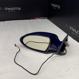 06-10 BMW E63 E64 M6 Left Side View Mirror Auto Dimming Interlagosblau OEM