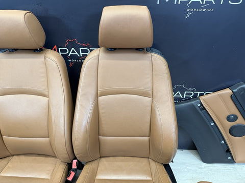 07-13 BMW E92 335 Coupe Original Saddle Brown Interior Seats Complete Heated