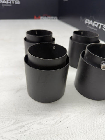 (4) BMW M2/M3/M4/M5 Black Exhaust Tips F87/F80/F82/F83/F10